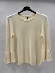 Strikbluse, Perlekant