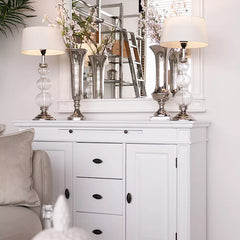 Vase Camarillo Large Elegant sølvvase 16x16x49 cm by HazenKamp