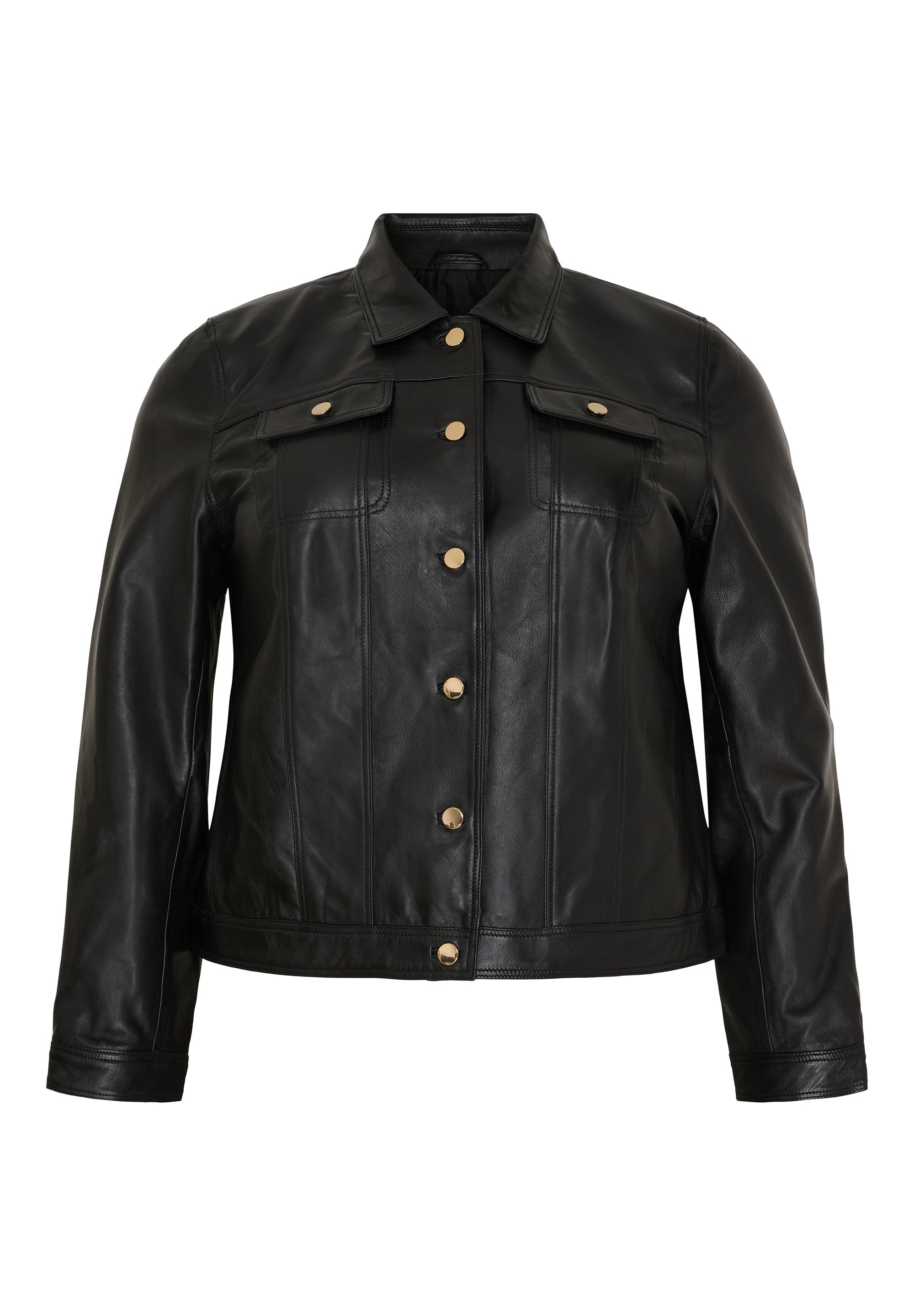 No. 1. By Ox Jeans læderjakke sort by Krone 1