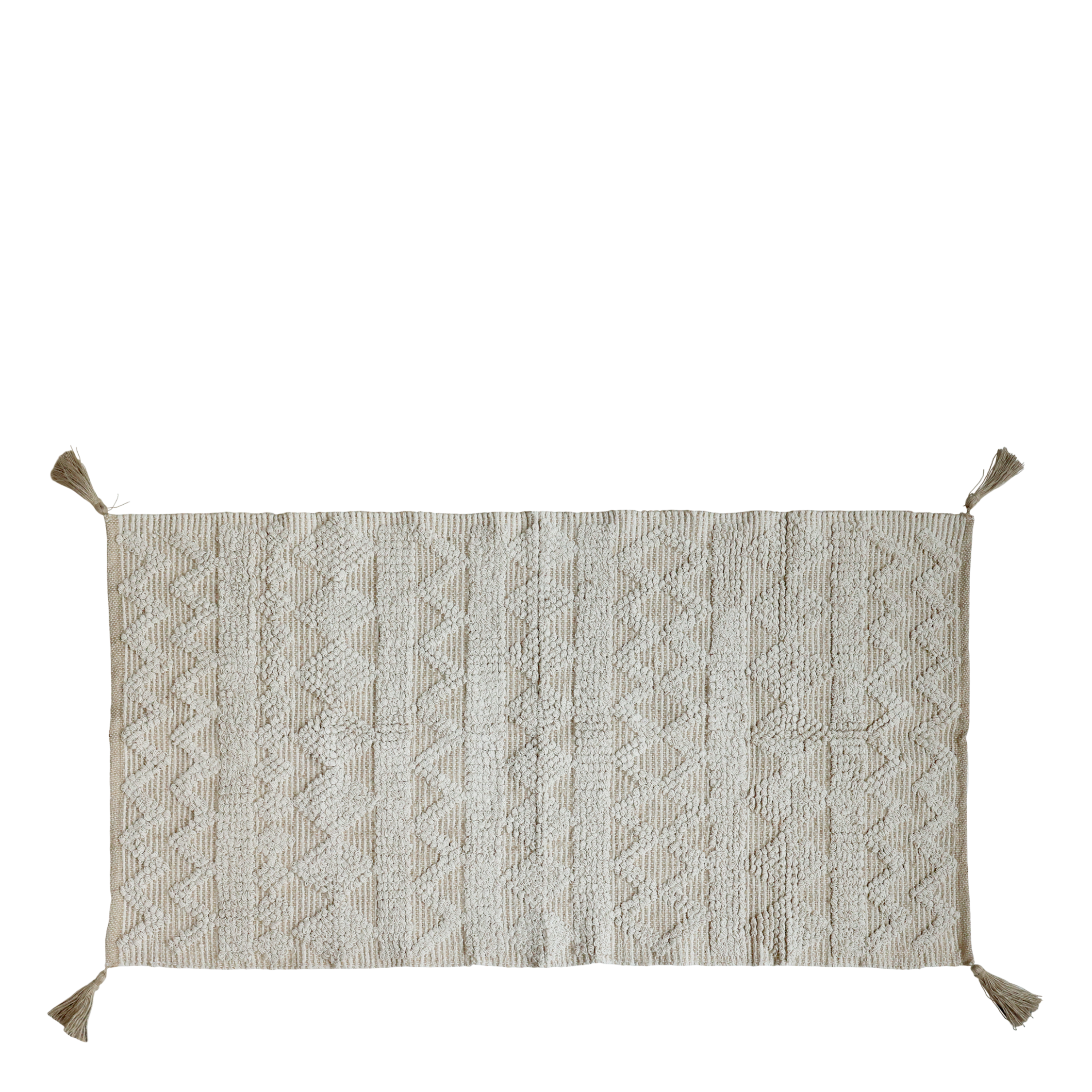 Løber med Kvaster 150 x 70 cm Natur by Chic Antique