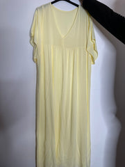 Lang kjole med v udskæring - ITJULI25 by Sabrina