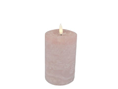 LED Lys Rosa Antique 7,6x12 cm Hyggelig Stemning & Realistisk Flamme by Deko Florale