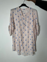 Stribet skjorte med blomster - ITJULI25 by NDJ