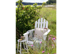 Adirondack Stol foldbar 97x73x87 cm hvid by Chic Antique