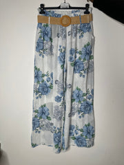 Bukser med rundt print og bælte - ITJULI25 by Renee