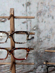 Display til briller m. 6 holdere, H42/L17/B14 cm mørk natur by Chic Antique