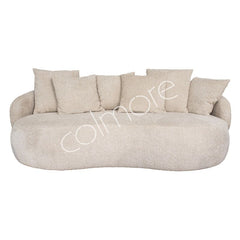 Sofa Porto 2-personers beige 206x107x70 cm by Colmore