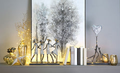 Maleri snedækkede træer “Dreamtrees" 70x4.50x100cm by Gilde