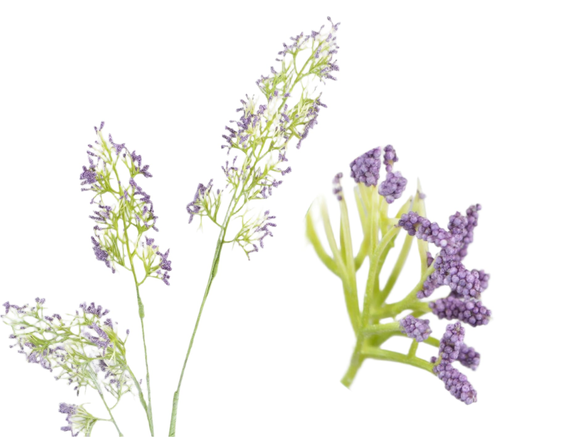 Blomstergren lilla 74 cm dekorativ kunstig gren by Deko Florale