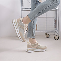 Sneakers med glimmer by Flyfor