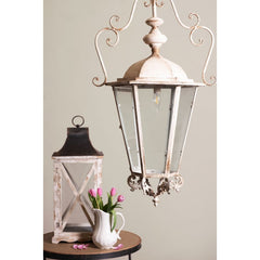 Pendellampe med udsmykning 55 x 44 x 95 cm Hvid by C&E