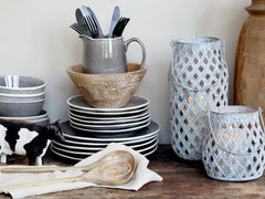 Tours - Salatbestik m. udskæring - Mangotræ