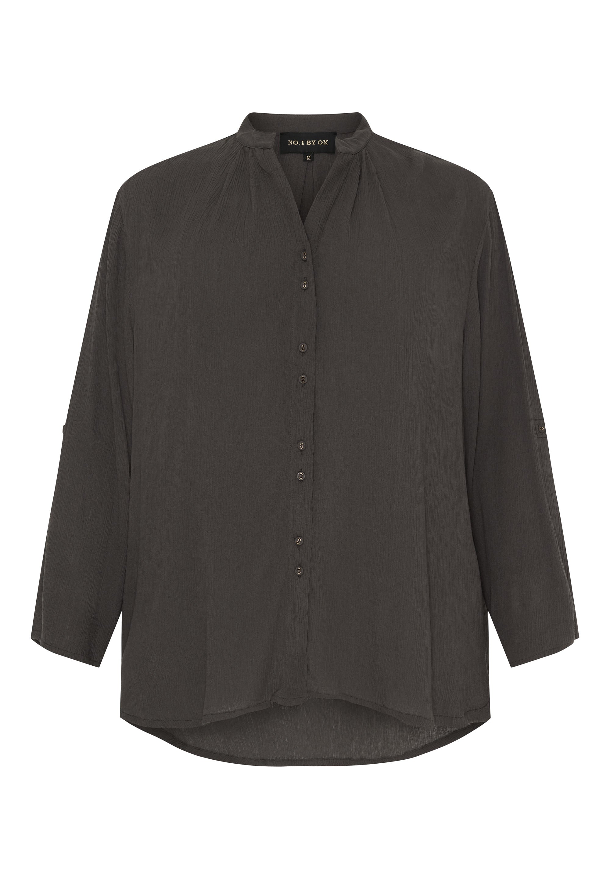 No. 1. By Ox Skjorte med 3/4 opslåede ærmer by No. 1. By Ox