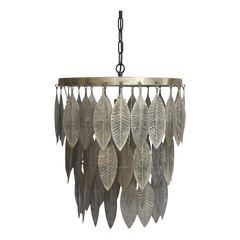 Lampe m. metal deko, 59x47 cm antique messing by Chic Antique