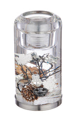 Fyrfadsstage med dekoration 14,5 x 7,2 cm by Gilde