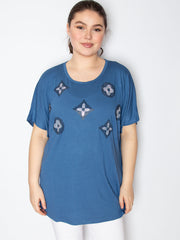 T-shirt med bling motiver på front - ITFEB25 by Livia