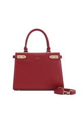 Klassisk taske med guld spænder 29.5x12x22cm - ITJULI25 by Eric Bags