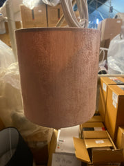 Lampeskærm cylinder – Rosa, lille by Krone 1