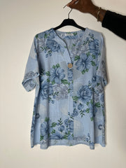 Skjorte med rundt print - ITJULI25 by Renee