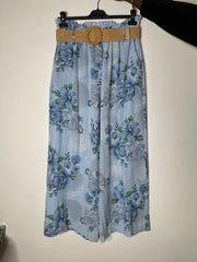 Bukser med rundt print og bælte - ITJULI25 by Renee