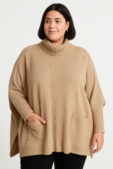 Oversize rullekrave med fine front lommer by Krone 1