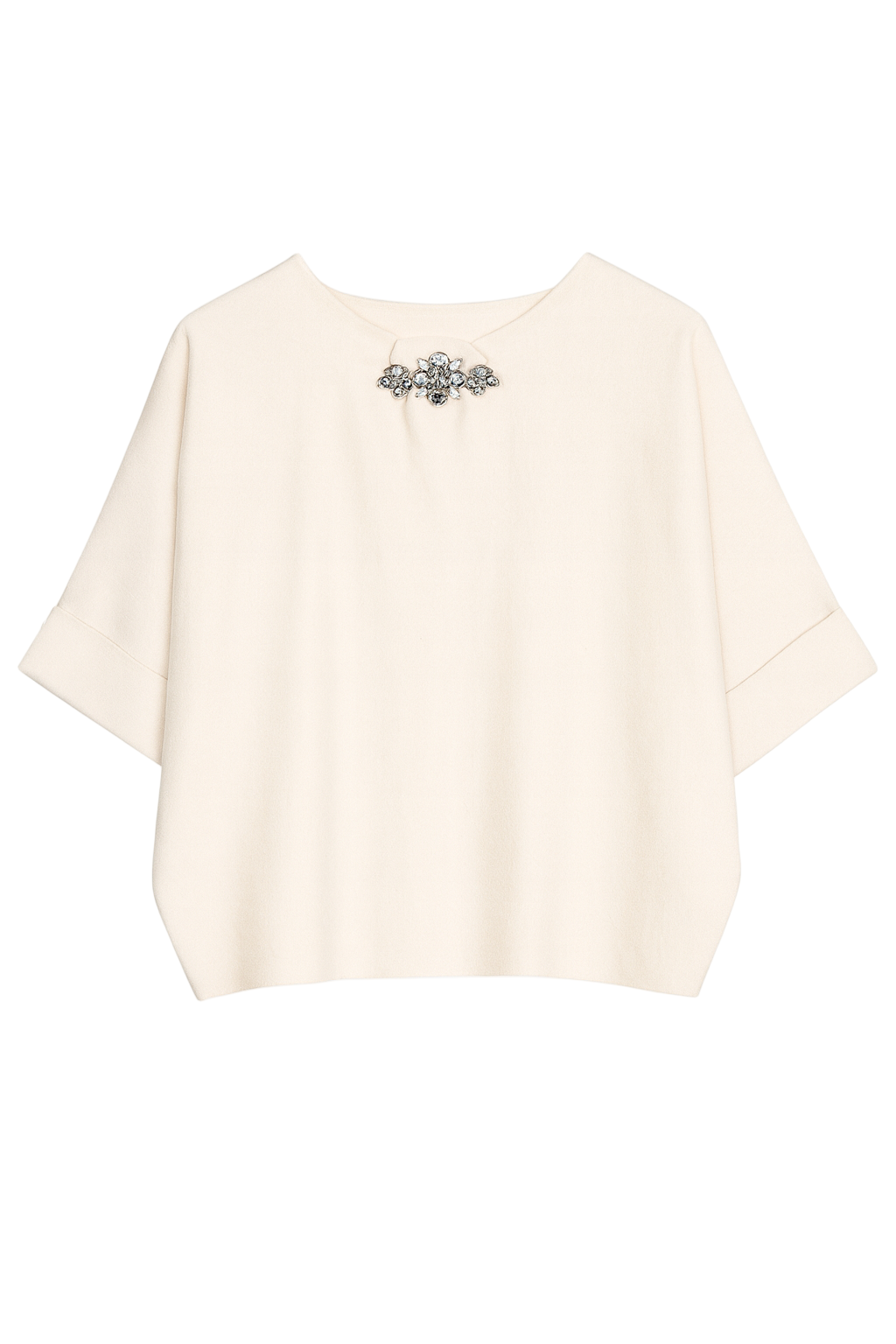 Strik bluse med bling i kraven - ITNOV24 by Krone 1