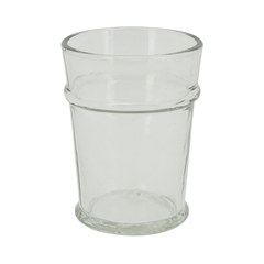 Drikkeglas med rille 8,25 x 8,25 x 11,5 cm by Exner