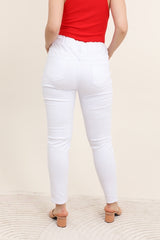 Jeans med bindebånd plus size by Krone 1