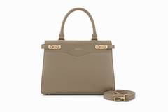 Klassisk taske med guld spænder 29.5x12x22cm - ITJULI25 by Eric Bags