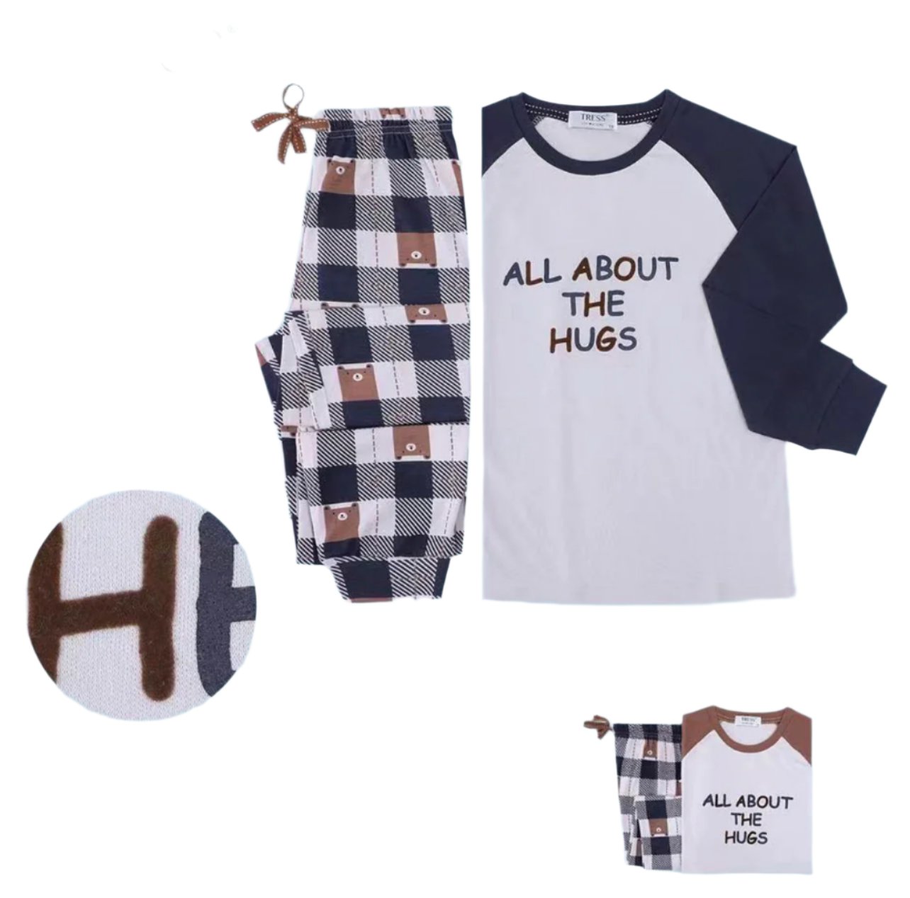 Børne pyjamas “All about the hugs” - Tilfældig - Ingen returret - ITNOV24 by Krone 1
