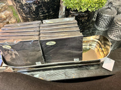 Servietter med mørkt mønster Elegant borddækning by Krone 1