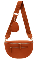 Fløjlsbæltetaske 31x11x22cm - ITJULI25 by Eric Bags