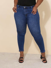 Jeans med bling bling darkwash by Krone 1