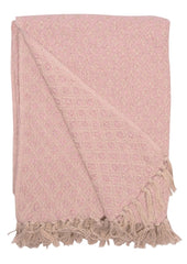 Plaid Harlekin Lyserød/Naturlig 130x180 cm by Eja