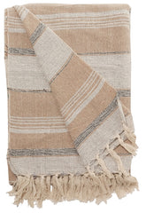 Plaid Rå Natur/Hvid 130x180 cm