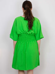 Kjole med smock talje - Brystmål 130cm by Krone 1