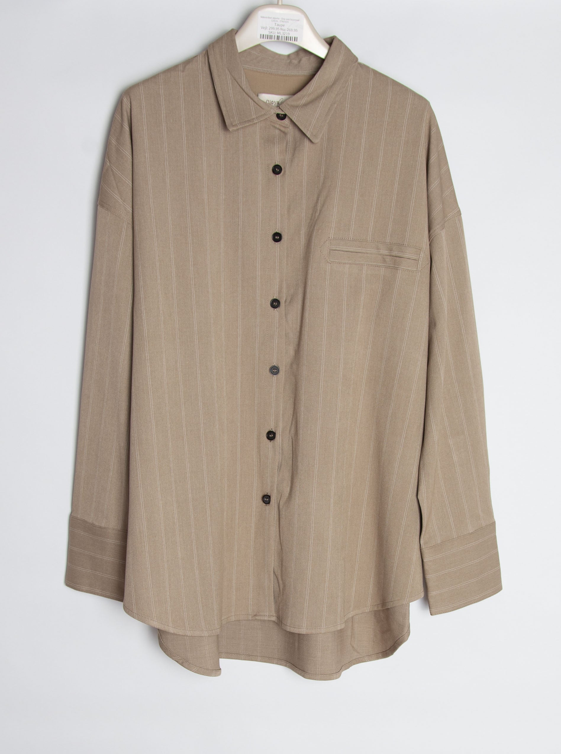 Nålestribet skjorte - One size brystmål 120cm - ITNOV24 by Krone 1