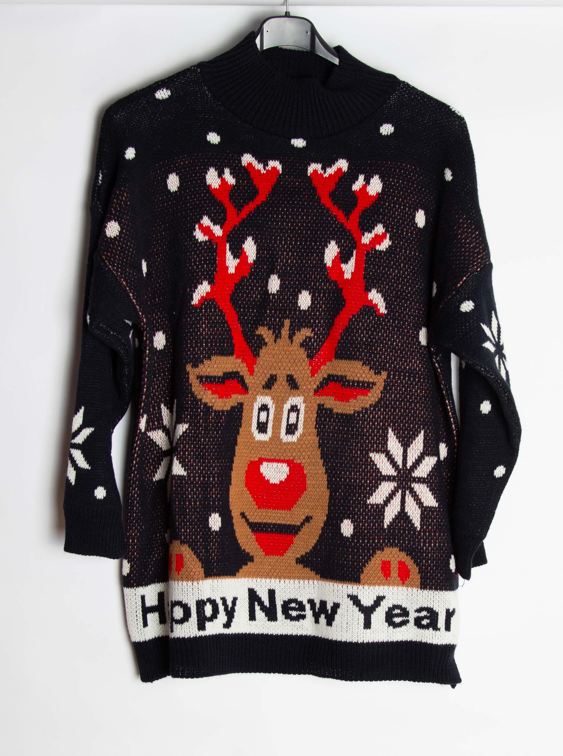 Julestrik med Rudolf - Brystmål 120cm - Ingen returret - ITNOV24 by Krone 1