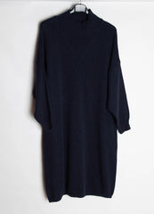 Strikkjole med krave og diamant mønster - Brystmål 130cm - Ingen returret - ITNOV24 by Krone 1