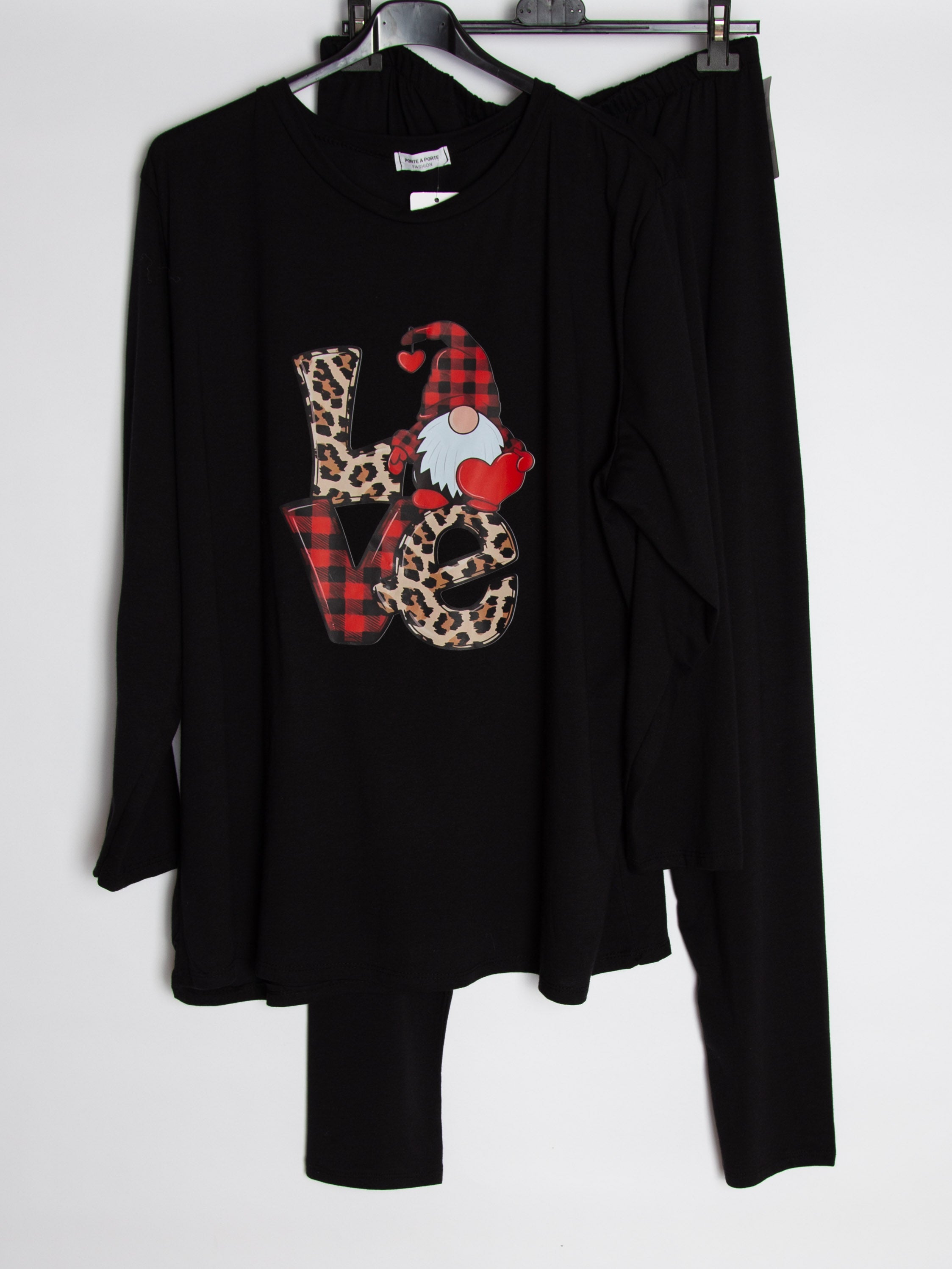 Jule pyjamas sæt love - Brystmål 130cm - Ingen returret by Krone 1