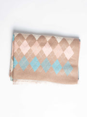 Tørklæde med diamant print 65x185cm - Tilfældig - Ingen returret - ITNOV24 by Krone 1