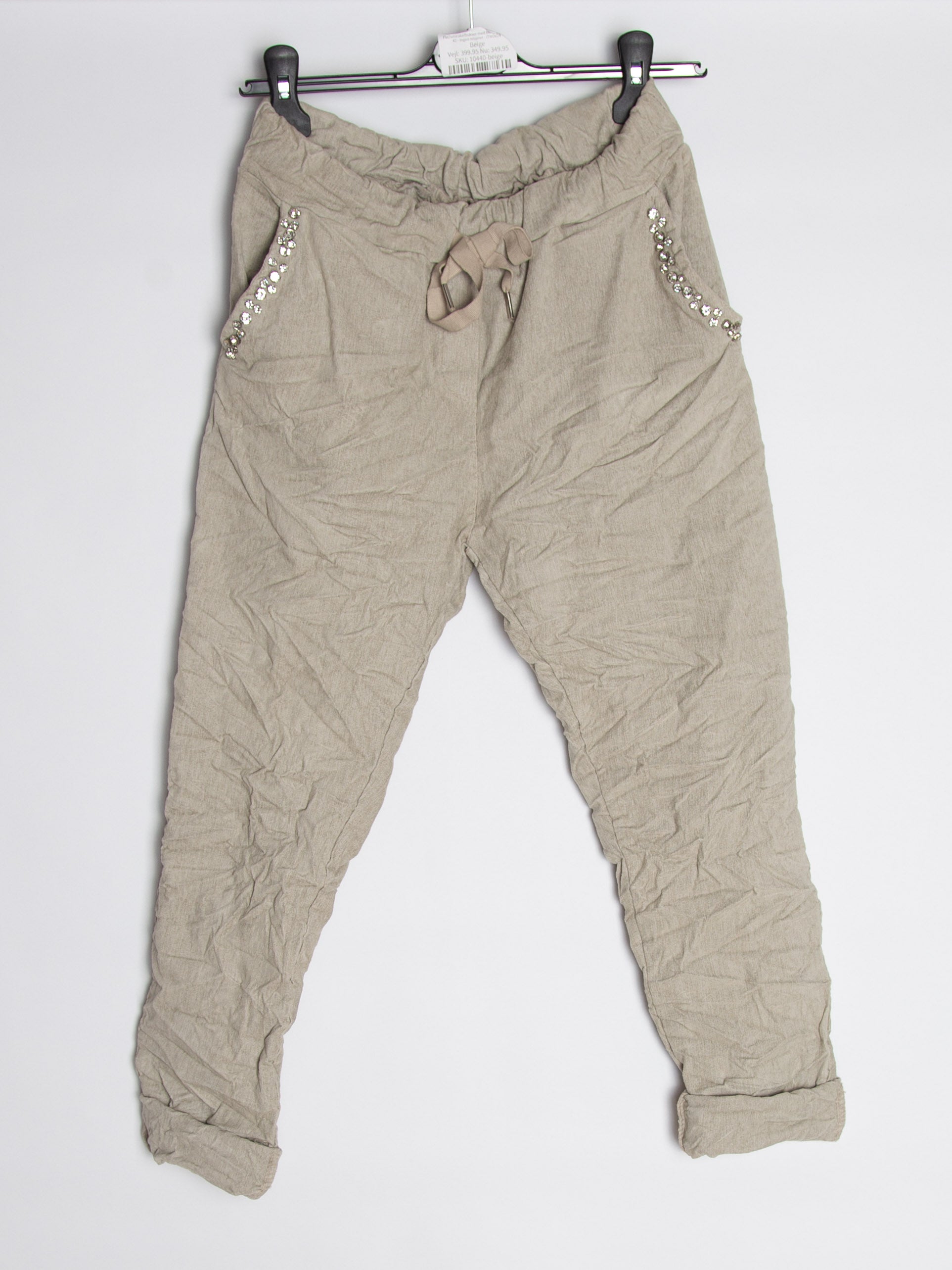 Fløjlsmirakelbukser med bling - Str. 34-42 - Ingen returret - ITNOV24 by Krone 1