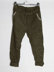 Fløjlsmirakelbukser med bling - Str. 34-42 - Ingen returret - ITNOV24 by Krone 1