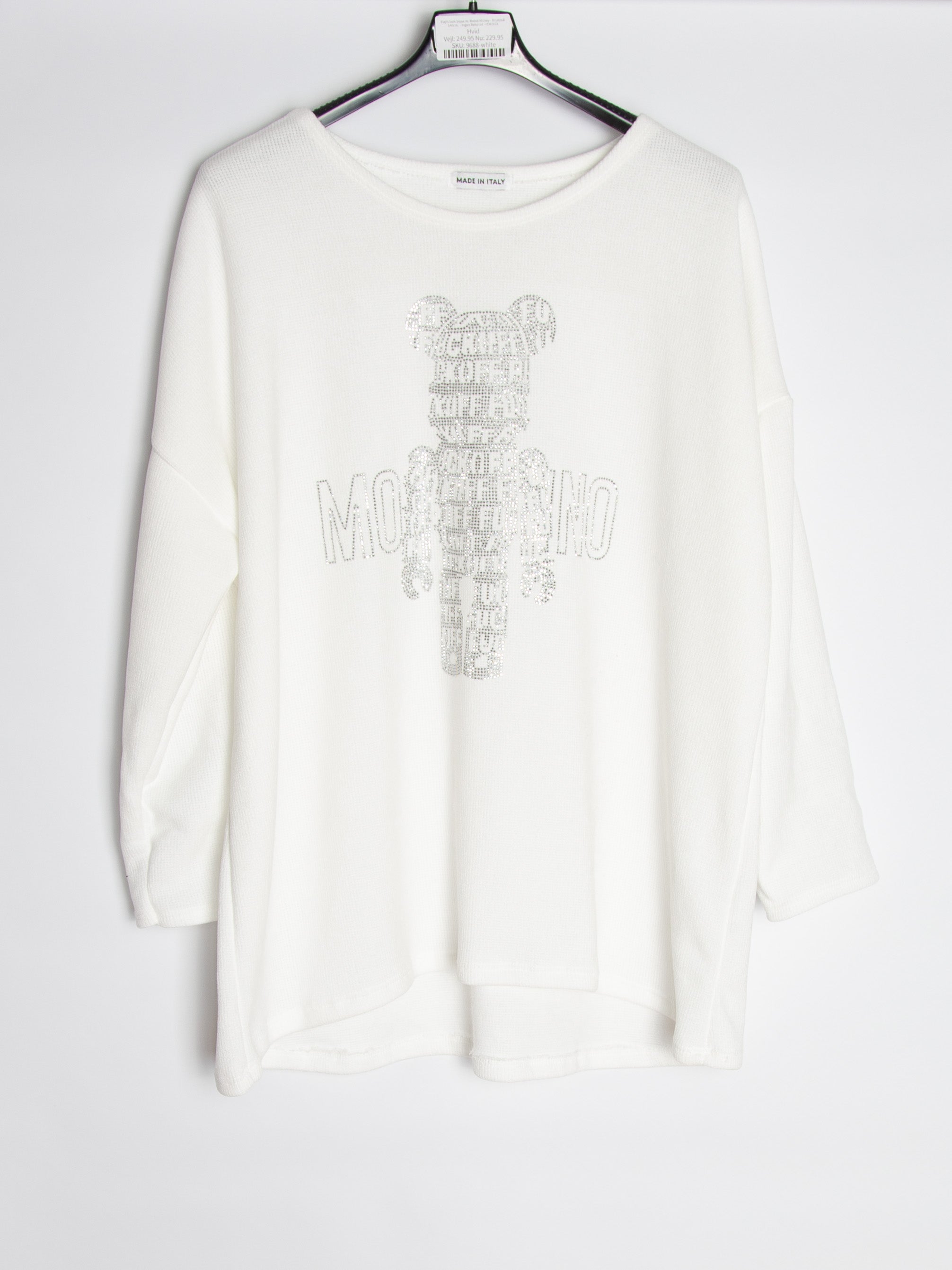 Fløjls look bluse m. Robot Mickey - Brystmål 140cm. - Ingen Returret - ITNOV24 by Krone 1