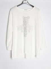 Fløjls look bluse m. Robot Mickey - Brystmål 140cm. - Ingen Returret - ITNOV24 by Krone 1