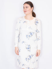 Natkjole med blomster by Krone 1