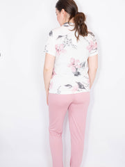 Nattøjssæt kortærmet med blomster by Krone 1