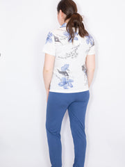 Nattøjssæt kortærmet med blomster by Krone 1