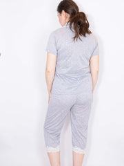 Prikket capribukser nattøj by Krone 1