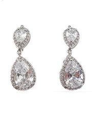 Klips øreringe dråbe bling - ITSEP24 by Krone 1